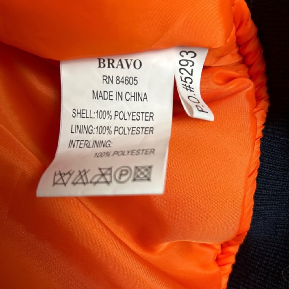 NASA Space Command Navy Bomber Jacket - Picture 10 of 13